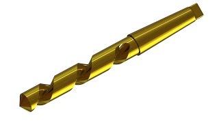 Solidworks tutorial | Sketch Drill Bit in Solidworks