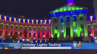 Watch Holiday Lights Sneak Peek In Downtown Denver