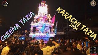 HAZRAT QUTUB E ALAM SHAH MAZAR PE HAZRI CHEENA TAZIA KARACHI TAZIA 10 MUHARRAM TAZIA #vlog #2024