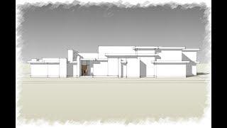 Modern Home - Dallas - Joyce Lane Project - Massing Model