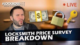 2024 Locksmith Price Survey Breakdown | #Lockboss Show & Giveaway