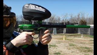 New Dye M3s paintball marker shooting video