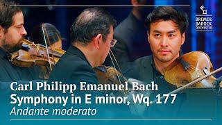 Carl Philipp Emanuel Bach: Symphony in E minor, Wq. 177, Andante