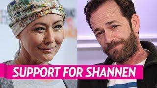 Luke Perry Hasn't Spoken to Shannen Doherty About Her Cancer Battle: 'She's in My Heart'