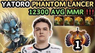  Rank 1 YATORO PHANTOM LANCER Hard Carry Gameplay  Grandmaster Tier - Dota 2