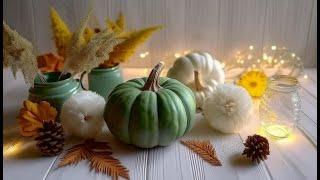 Dried Flowers and Pumpkins | Fall Art For Your TV