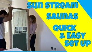 'Evolve 10' Infrared Sauna Assembly | Sun Stream Infrared Sauna Quick & Easy Set up