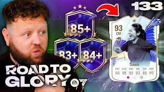 The 93 TOTY ICON SAWA Grind Begins!!!  FC 24 Road To Glory #133