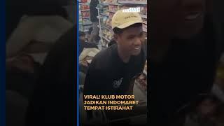 Viral! Klub Motor Istirahat di Indomaret #breakingnews #shorts #viralvideo #news #short #fyp #motor