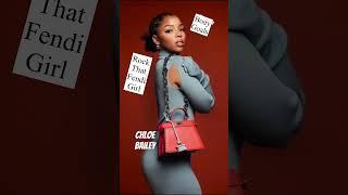 CHLOE BAILEY FASHION STYLE HANDBAGS FENDI & LOUIS VUITTON BAGS #hallebailey #handbags