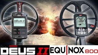Xp Deus 2 VS Minelab EQUINOX 800!!! Great battle!!!Who will win!?!?
