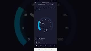 Att 4g lte speed test ft Stockton Texas