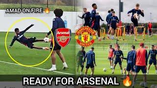 INSIDE RUBEN AMORIM'S TRAINING TODAY ahead of Arsenal | Fernandez, Urgate, Hojlund, Shaw, Zikzee