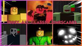 PIGGY CLASSIC (The PIGGY Household): All JUMPSCARES and DEATHS