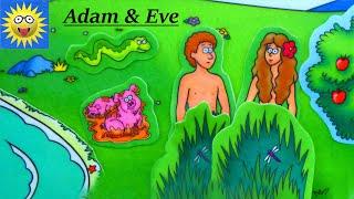 Bible Story for Kids Toddlers Adam and Eve 7 days of Creation Plan of Salvation Stories Lesson Video