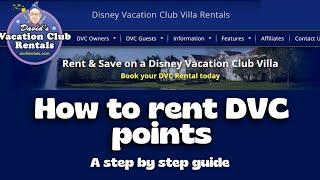 How To Rent Disney Vacation Club (DVC) Points With David’s Vacation Club Rentals