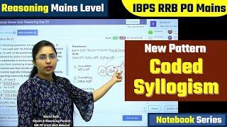 Coded Syllogism New Pattern | Mains level | IBPS RRB PO | Smriti Sethi