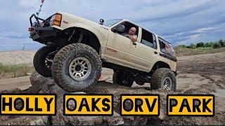 Ford Explorer VS XJ VS JKU "Hill Climbs and Flex" at Holly Oaks Off-Road Park!