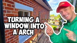 How to build a arch #bricklaying #constructionchannel #building