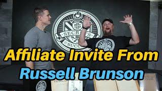 Affiliate Invite From Russell Brunson - Secrets Of Success Affiliate Program