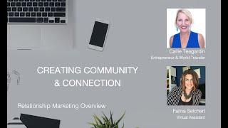 Creating Community & Connection with Virtual Assistant Falina Selchert