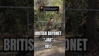 British WW1 Bayonet "Jab"