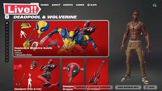 Fortnite DEADPOOL WOLVERINE *NEW* ITEM SHOP TODAY March 9! (Chapter 6 LIVE)