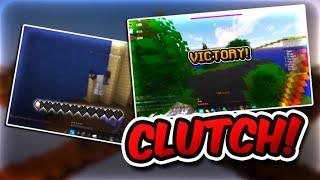 the most INTENSE bedwars clutch
