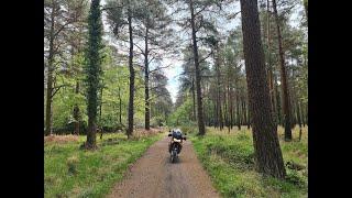 Merv's Green Lane Adventures On A Honda Varadero XL1000V Adventure Bike - New Forest National Park