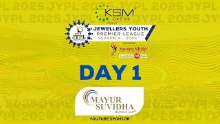 JEWELLERS YOUTH PREMIER LEAGUE  SEASON - 8 | DAY 1