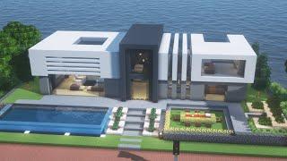 Minecraft Tutorial | Modern House | Gracium - Modern City #27