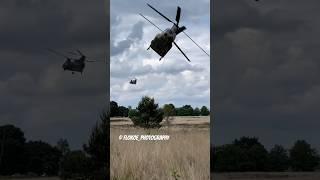 RNLAF  CH-47F Chinook - Duo flyby #helicopter #chinook #military #aviation