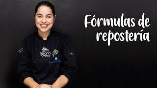 FORMULAS DE REPOSTERÍA