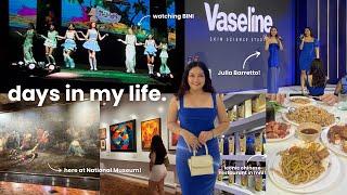days in my life: Vaseline Event, going to the National Museum, watching BINI 