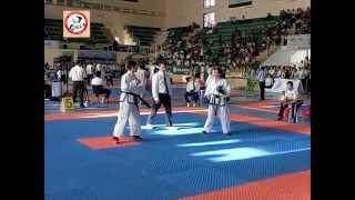 Worldchampionship Taekwondo ITF 2014 - gold medalist - Radka Heydušková sparring 1. round