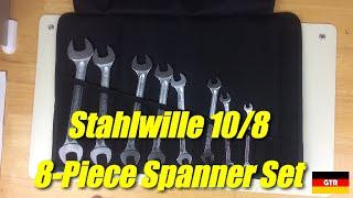 German Tool Reviews:  Stahlwille 10/8 (8-Piece open-ended spanner set)