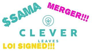 $SAMA - SPAC Acquires LOI With Clever Leaves, A Large Cannabis Company!