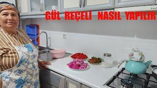 EN GÜZEL GÜL REÇELİ NASIL YAPILIR DOĞAL ORGANİK BAHÇEMİZDEN