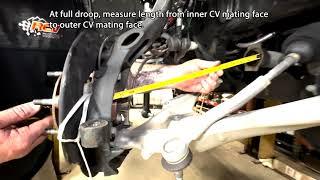 RCV Performance Custom IFS Axle Measurement Guide