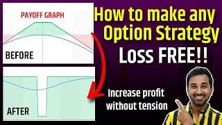 How to make a lossless option strategy - How to make iron fly lossless | Make any strategy loss free