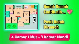 Denah Rumah Impian Keluarga ️