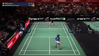 Match point - Léonice Huet vs Julie Dawall Jakobsen - WS, SF - Dutch Open 2023