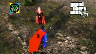 GTA5 - EVIL SAITAMA VS EVIL SUPERMAN #gtavmods#vs#evilsaitama#superman#dcvsanime#TECHPROMODDER