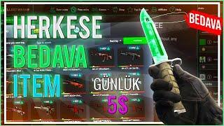 CSGO BEDAVA SKİN ALMAK!!!! 2020 500 COIN VERİYORUZ