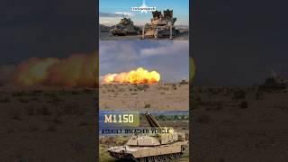 M1150 Assault Breacher Vehicle live fires mine clearing line charges (MICLIC)