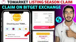 Tomarket listing season Airdrop claim on bitget Wallet lite | Tomarket new update today