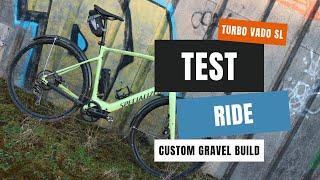 Testing my custom Gravel Ebike  - Specialized Turbo Vado SL #gravelbike #ebike #specialized