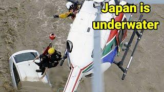 Heavy rain triggers floods in Japan, causing millions people evacuated