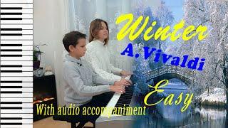 L'hiver - A.Vivaldi / piano 4 mains (partition et accompagnement son disponible)