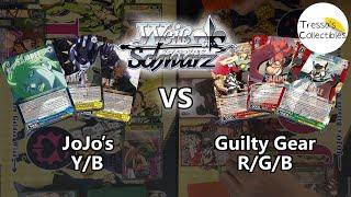 JoJo's Bizarre Adventure (Y/B) vs. Guilty Gear Strive (R/G/B) [Weiss Schwarz]